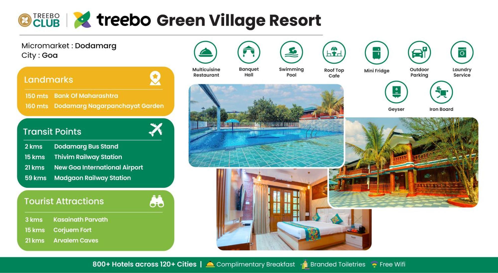Treebo Green Village Resort - Goa Maneri  Экстерьер фото